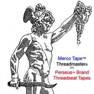 Threadmaster® Perseus™ Threadseal Tape ~ the High Density, Blue Monster Killer | Merco Tape® M45